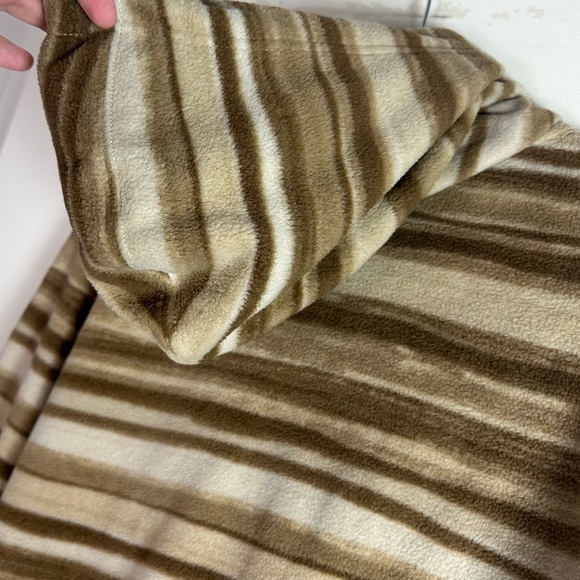 Chubbies Brown Stripes The Hipnotizer Warm Fleece Kangaroo Front Pocket Hoodie S - Picture 14 of 16